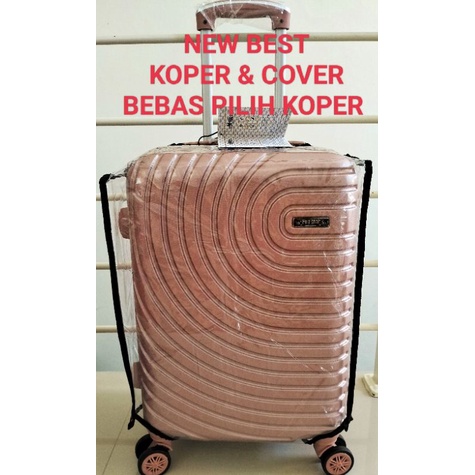 KOPER KABIN FIBER POLO 18Inc &amp; 20 Inc PREMIUM POLO NEW ONE TONE COLOUR TSA LOCK KUNCI TANAM EXPANDING BISA DIBESARKAN FREE DOBEL DOS PACKING AMAN