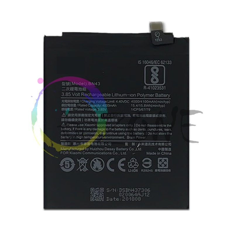 BATERAI BATRE FOR XIAOMI REDMI NOTE 4X - BN43 - SNAPDRAGON BATTERY