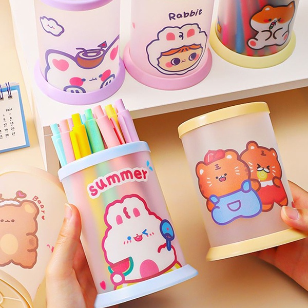 tempat alat tulis pen pensil kartun cartoon pen holder stp044(4E2)