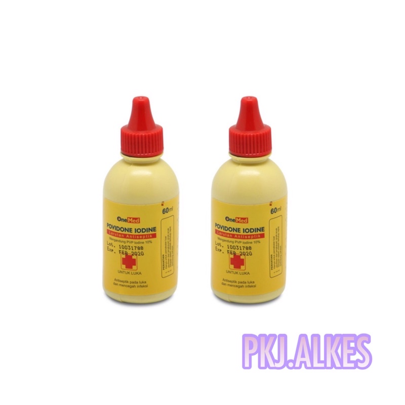 POVIDONE IODINE ECODINE 60ML OBAT MERAH