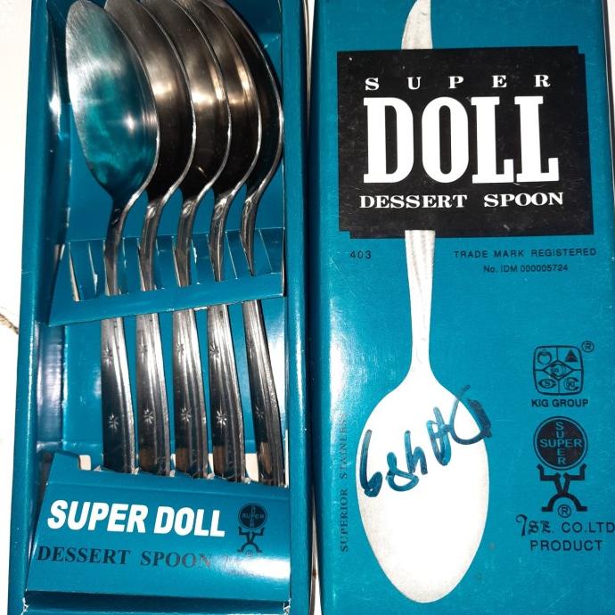 ] sendok makan doll 1/2 lusin