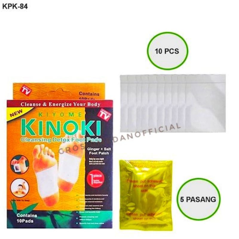 KINOKI DETOX FOOT PADS - KOYO KAKI KINOKI PENGHILANG RACUN TUBUH