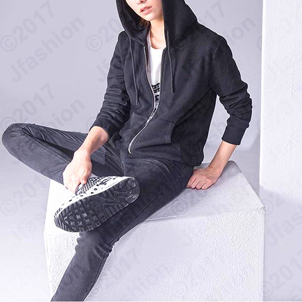 Jacket Wanita Resleting Hoodie - Yullia - JCCollections