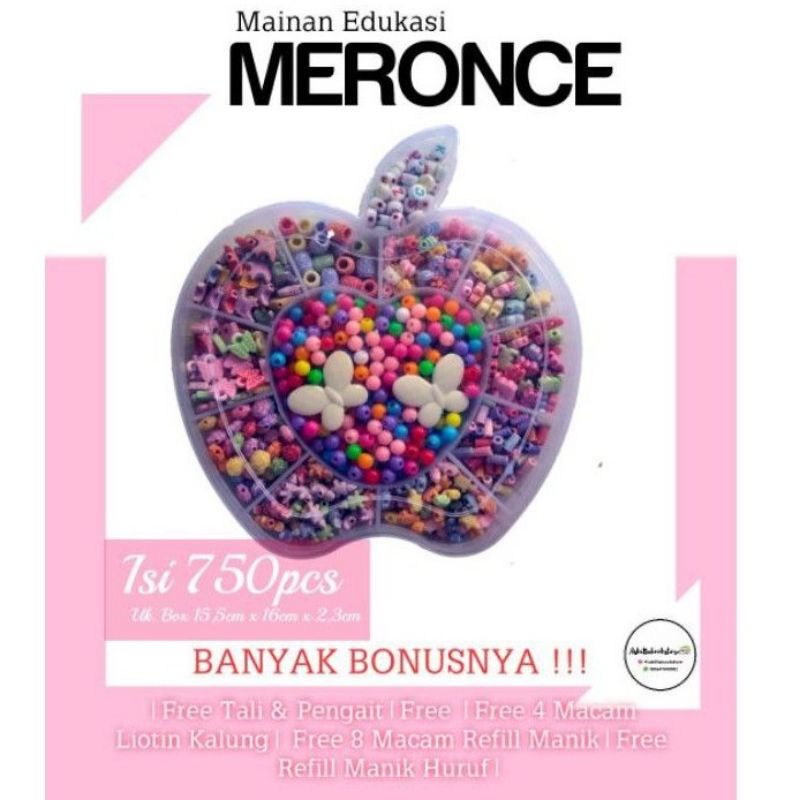 MERONCE MANIK-MANIK MAINAN EDUKASI ANAK