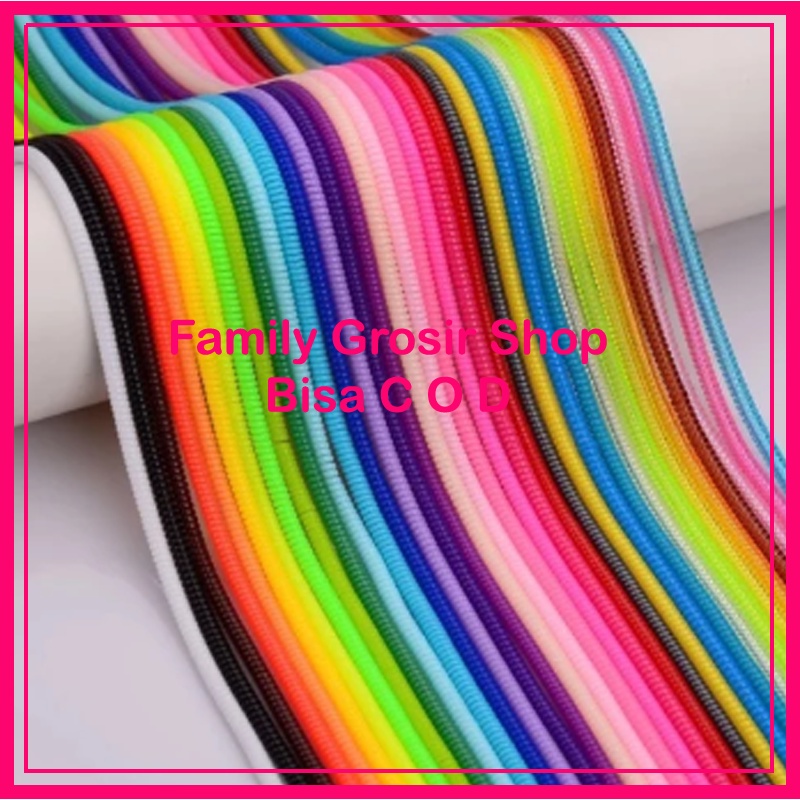 Pelindung Kabel Spiral 1 Warna / Cable Line Protector Color / Cable