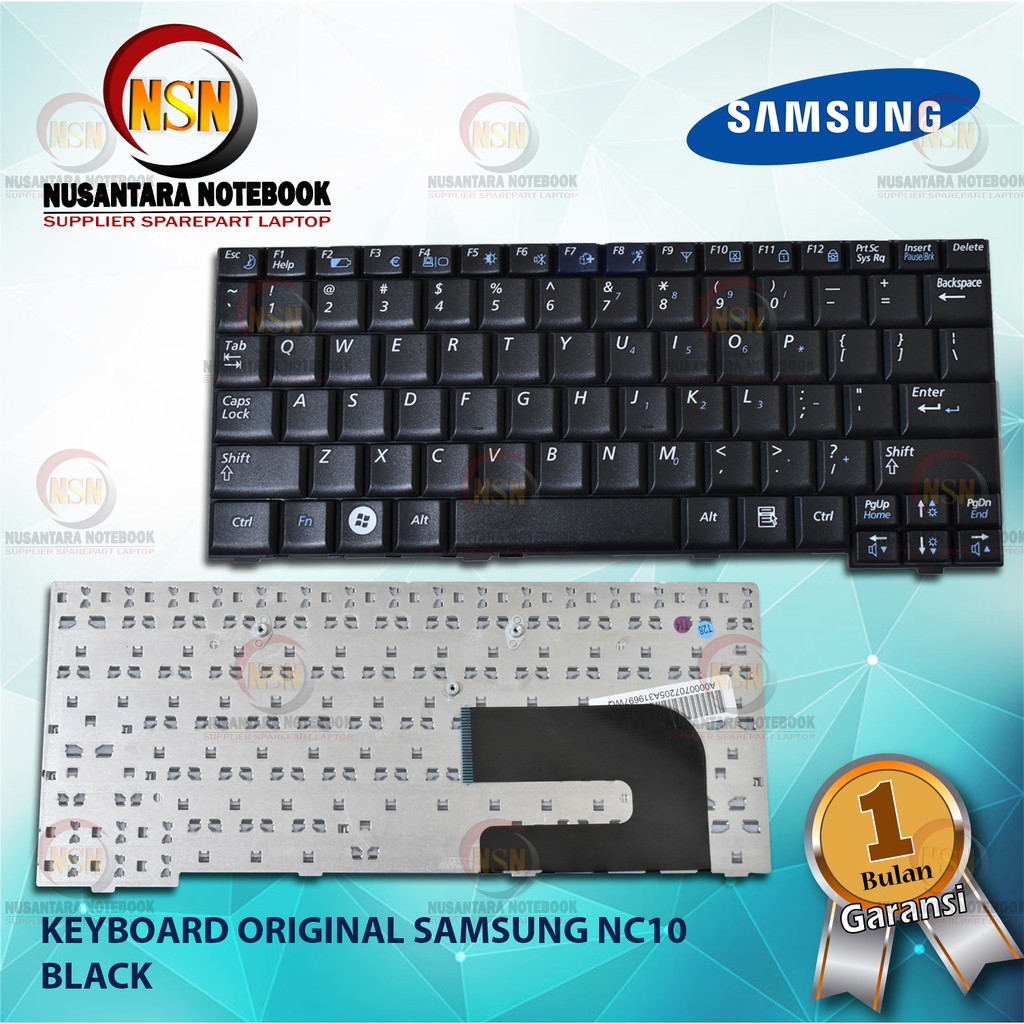 Keyboard Original Samsung ND10 NC10 N110 NC310 N108 Black