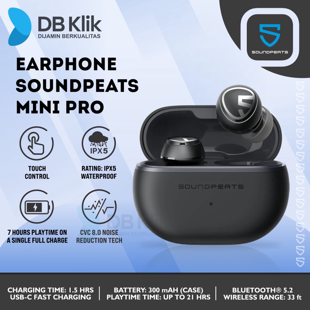 TWS SOUNDPEATS Mini Pro - SOUNDPEATS Mini PRO True Wireless Earbuds