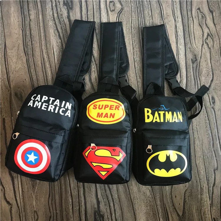 Tas Selempang Anak Karakter - Slingbag Anak - Tas Anak Karakter superhero ( super promo )