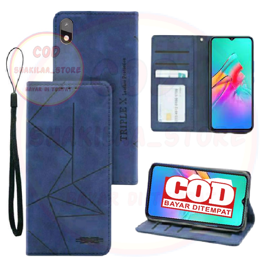 CASE HP SAMSUNG A10 / M10 CASING DOMPET FLIP MOTIF COVER LEATHER-SARUNG HP