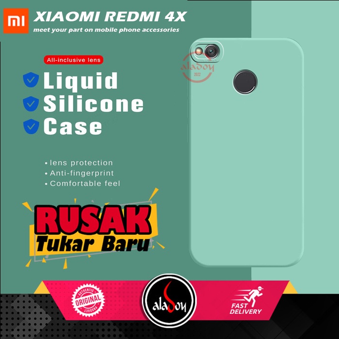 Soft Case Xiaomi Redmi 4X / 4X Prime Case Liquid Silicone Pro Camera Premium Casing