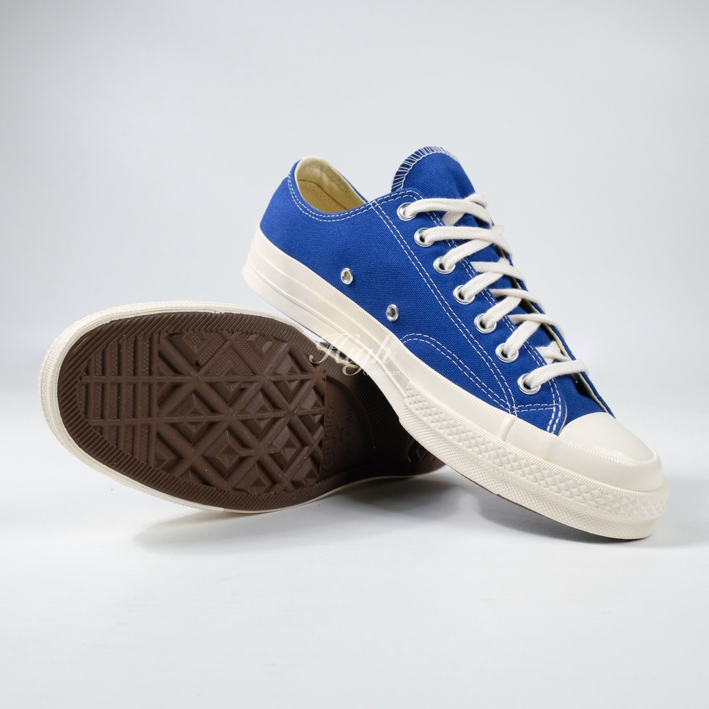 Converse x CDG Play Low Royal Blue 100% Authentic