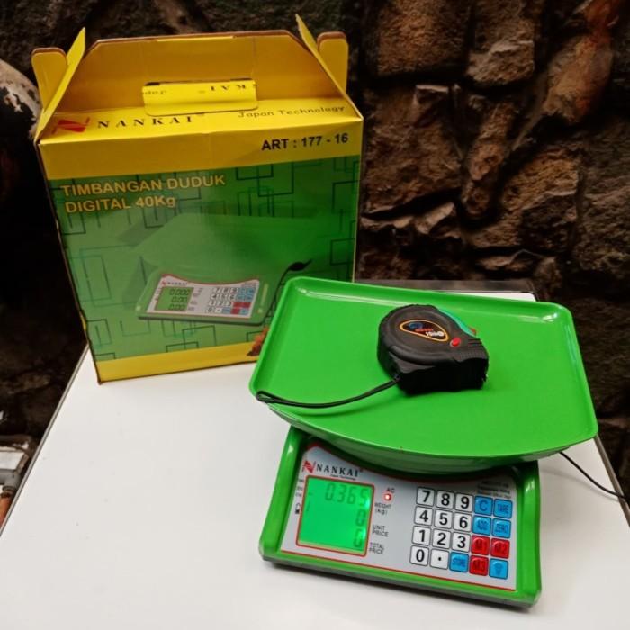 Alat Ukur Nankai Art177-16 Timbangan Meja Digital 40Kg Buah Toko Kasir Laundry