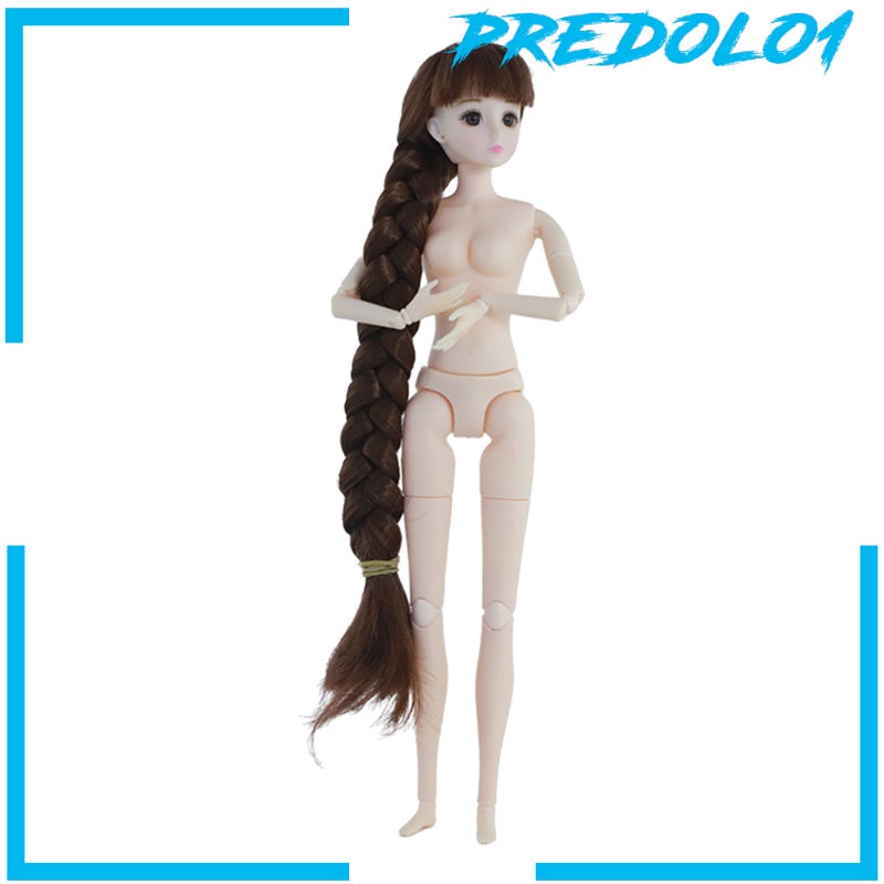 [PREDOLO1] Flexible 1/6 BJD Doll 24 Joints Ball Jointed Dolls for DIY Doll Supplies