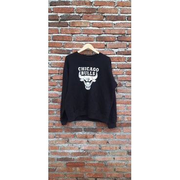 Chicago Bulls NBA Crewneck Hoodie Sweatshirt Teeshirt Secondhand Branded Second