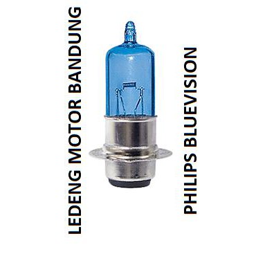 Diskon Philips Bluevision Bohlam Lampu Halogen Motor Blue Vision M5 Philip Sale