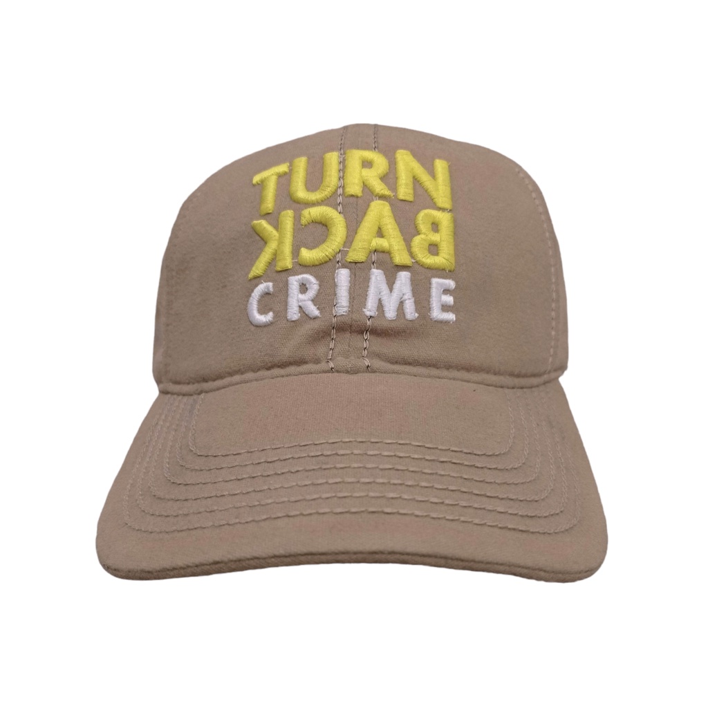 Topi TURN BACK CRIME kanvas khaki