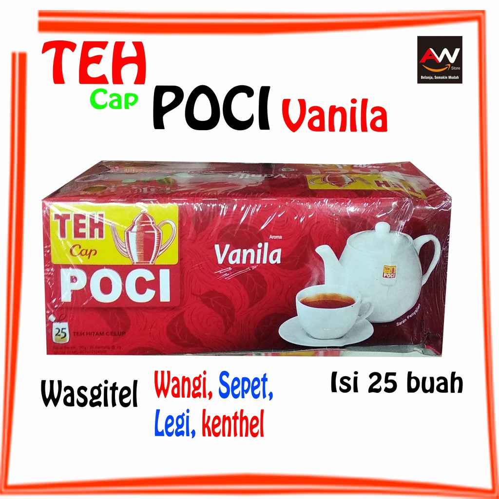 

TEH POCI CELUP VANILA TEH CAP POCI