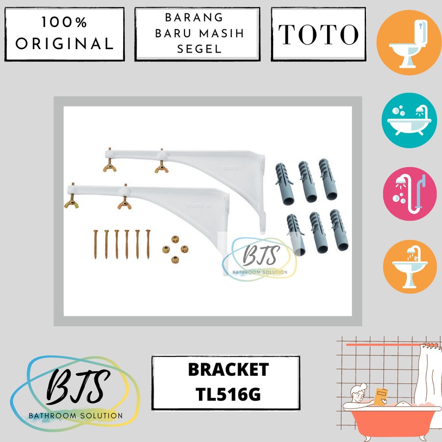Siku wastafel TOTO / Bracket wastafel TOTO TL516G / untuk L546N , L548