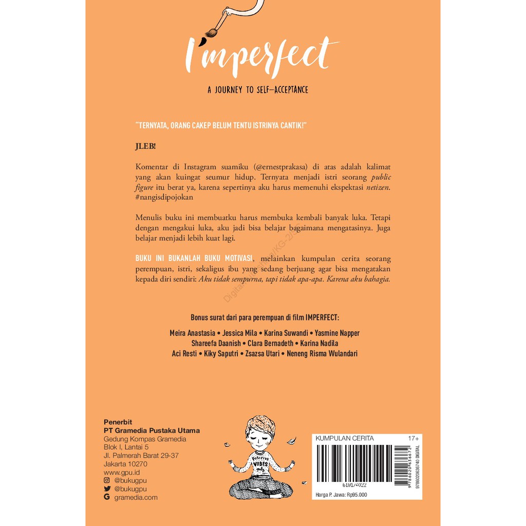 Novel Imperfect Cover Film Meira Anastasia Motivasi Sukses Novel