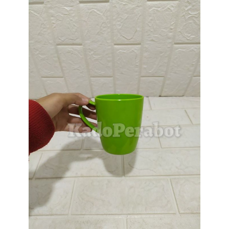 Mug melamine gagang - gelas gagang melamin - gelas ocha gagang