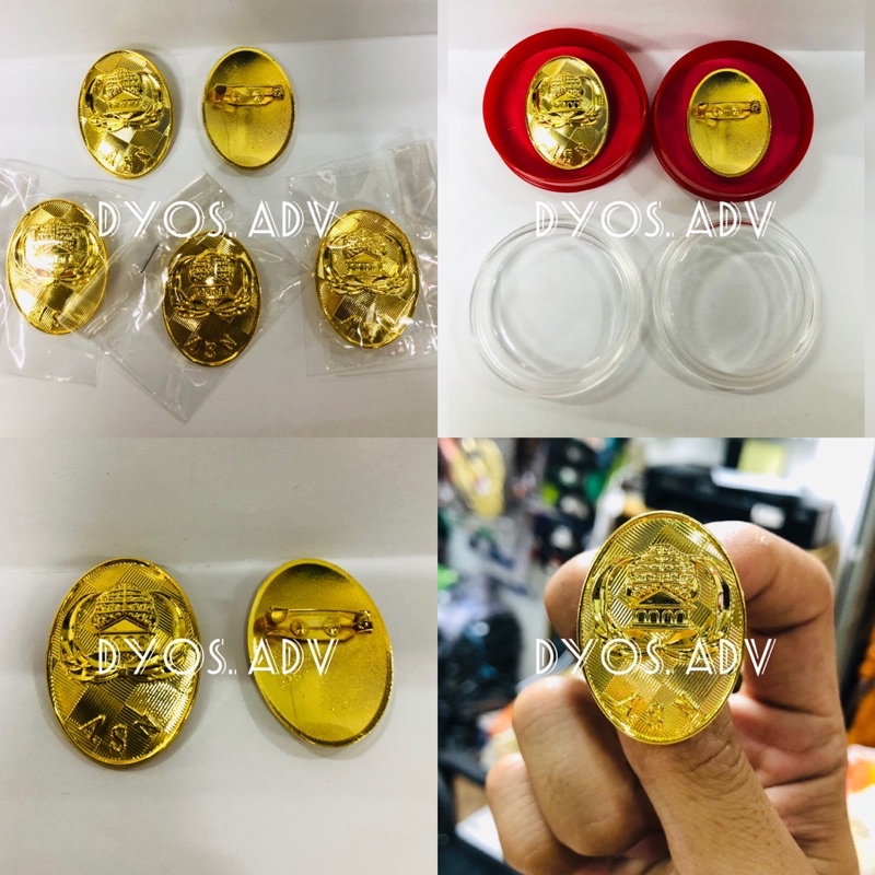 Pin Kopri ASN Oval peniti