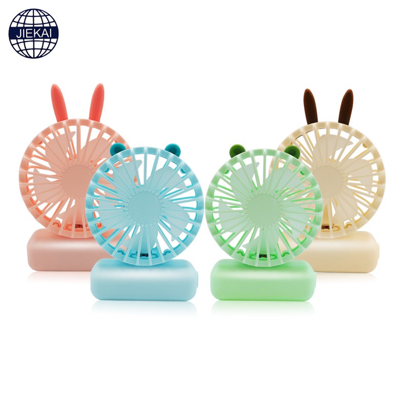 Jiekai kipas angin mini  karakter / mini fan portable terbaru