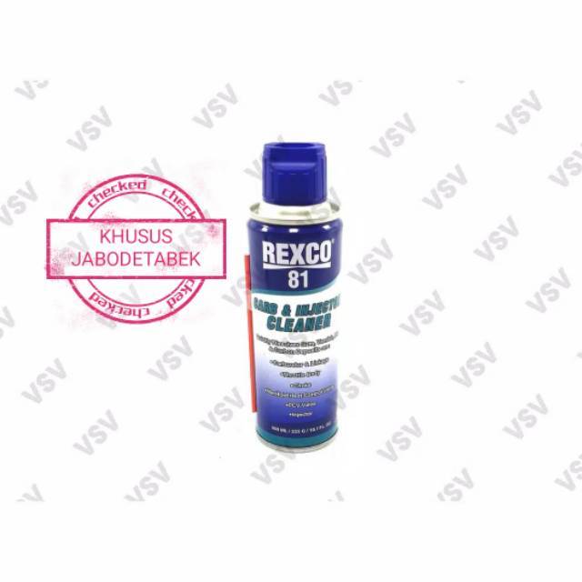 REXCO 81 (300ml) Carb &amp; Injector Cleaner pembersih Karburator