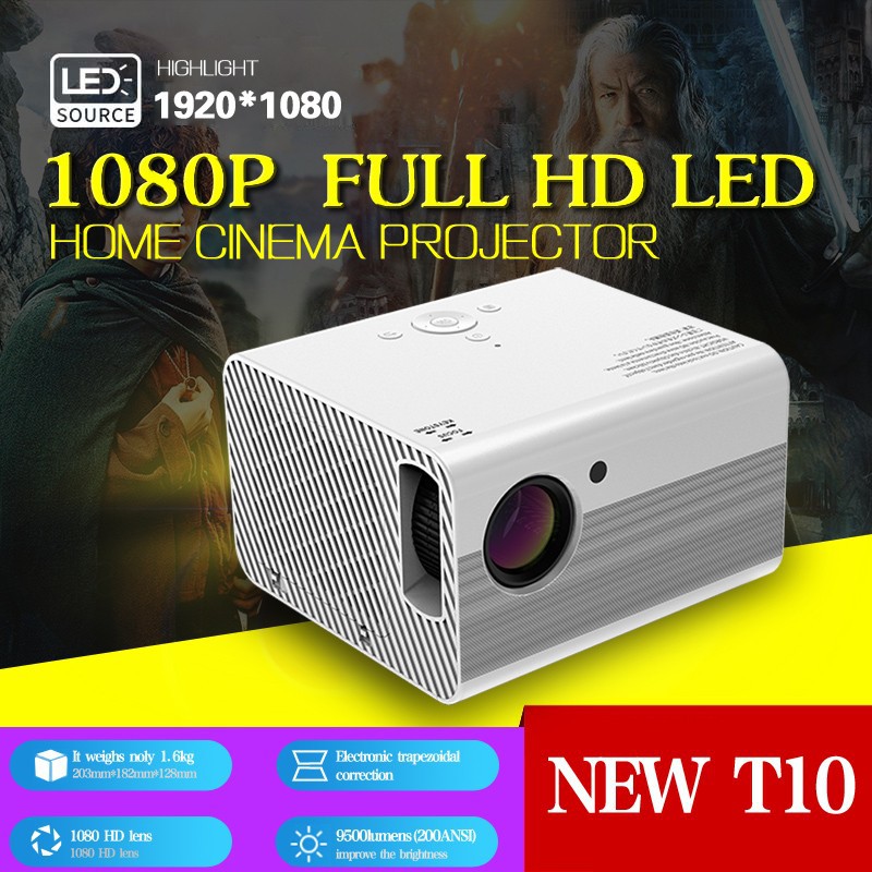 Produk Baru Proyektor Unic T10 3600 Lumens 1080P