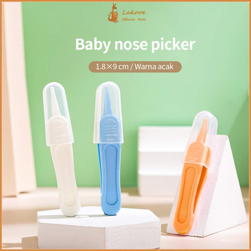 Lakooe Baby nose picker portabel Jepitan pembersih hidung dan upil bayi 1pcs