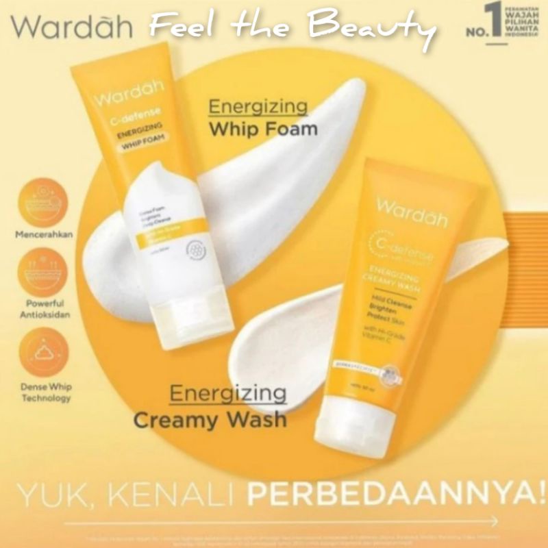 Wardah C defense Creamy Wash | Whip Foam Wardah Terlaris