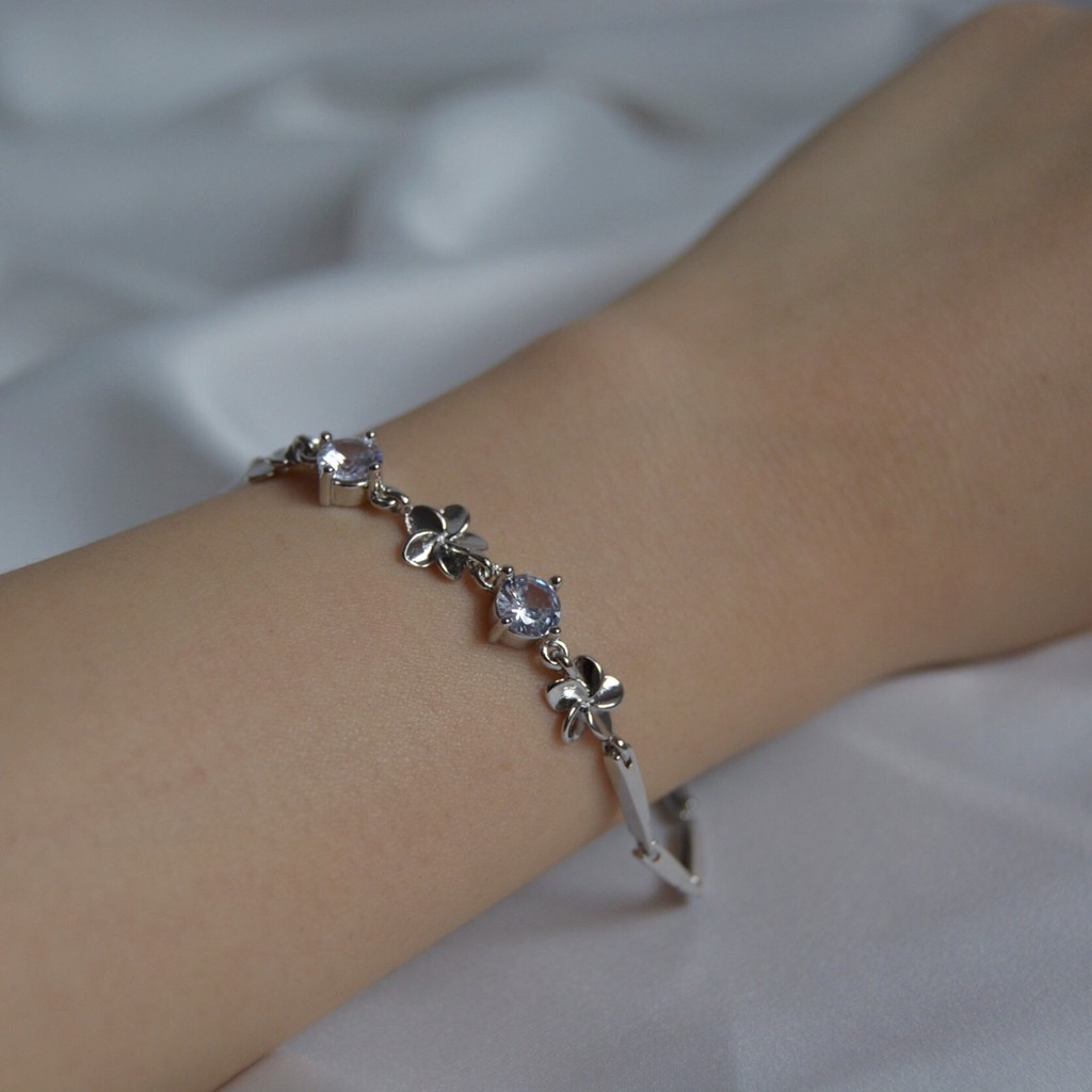 Blooming Flower Bracelet / Gelang Titanium / Gelang Wanita / Gelang Anti Karat