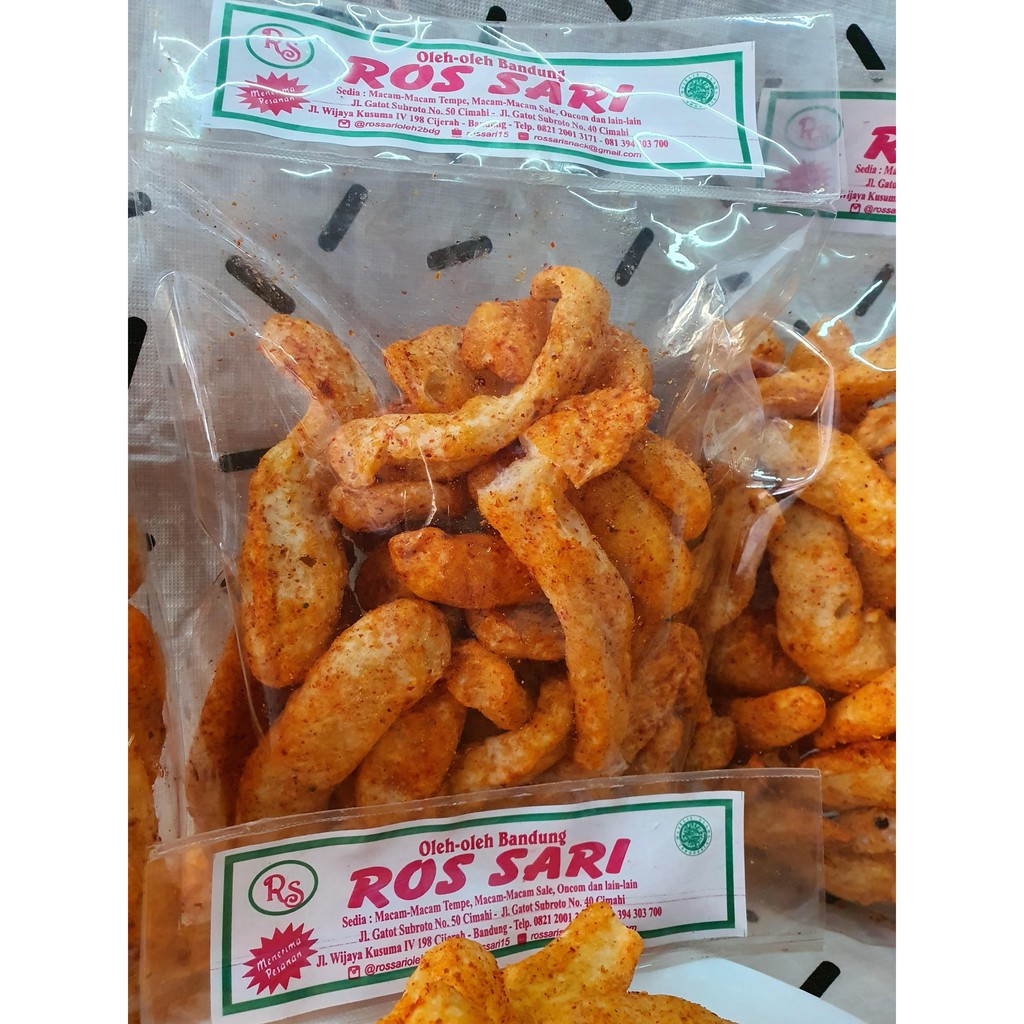 Batagor Goreng Kering Pedas 150Gr Oleh Oleh Bandung