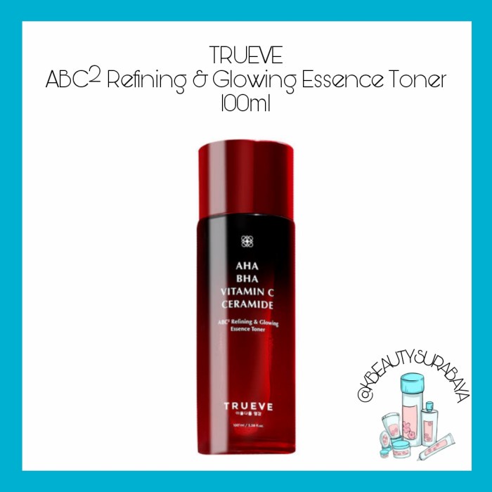 TRUEVE ABC2 Refining &amp; Glowing Essence Toner