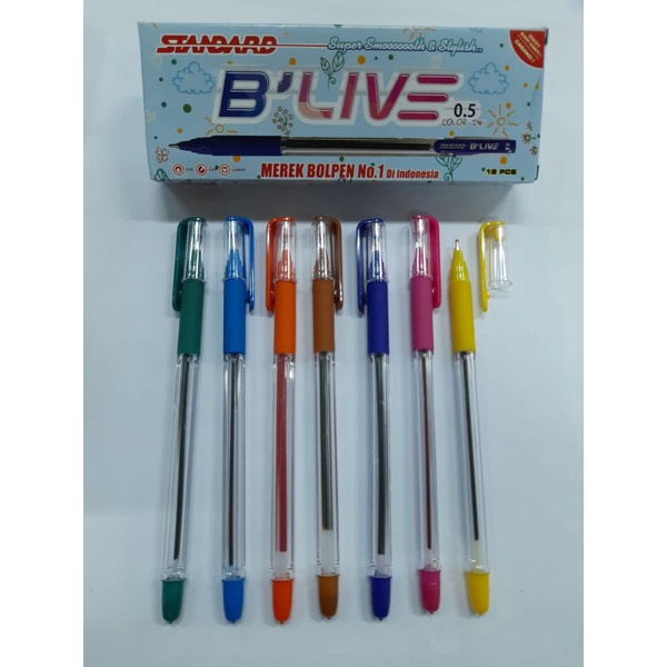 Jual Pulpen Standard B-LIVE Color MURAH | Shopee Indonesia