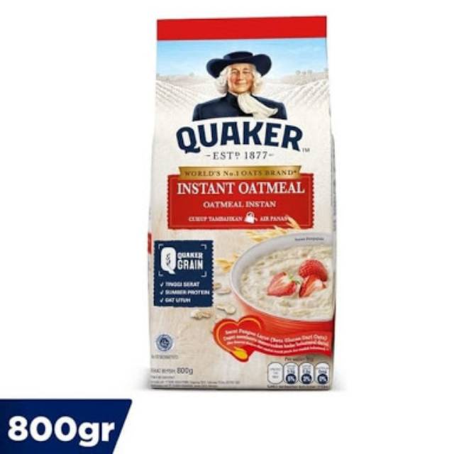 

QUAKER INSTANT OATMEAL MERAH 800G