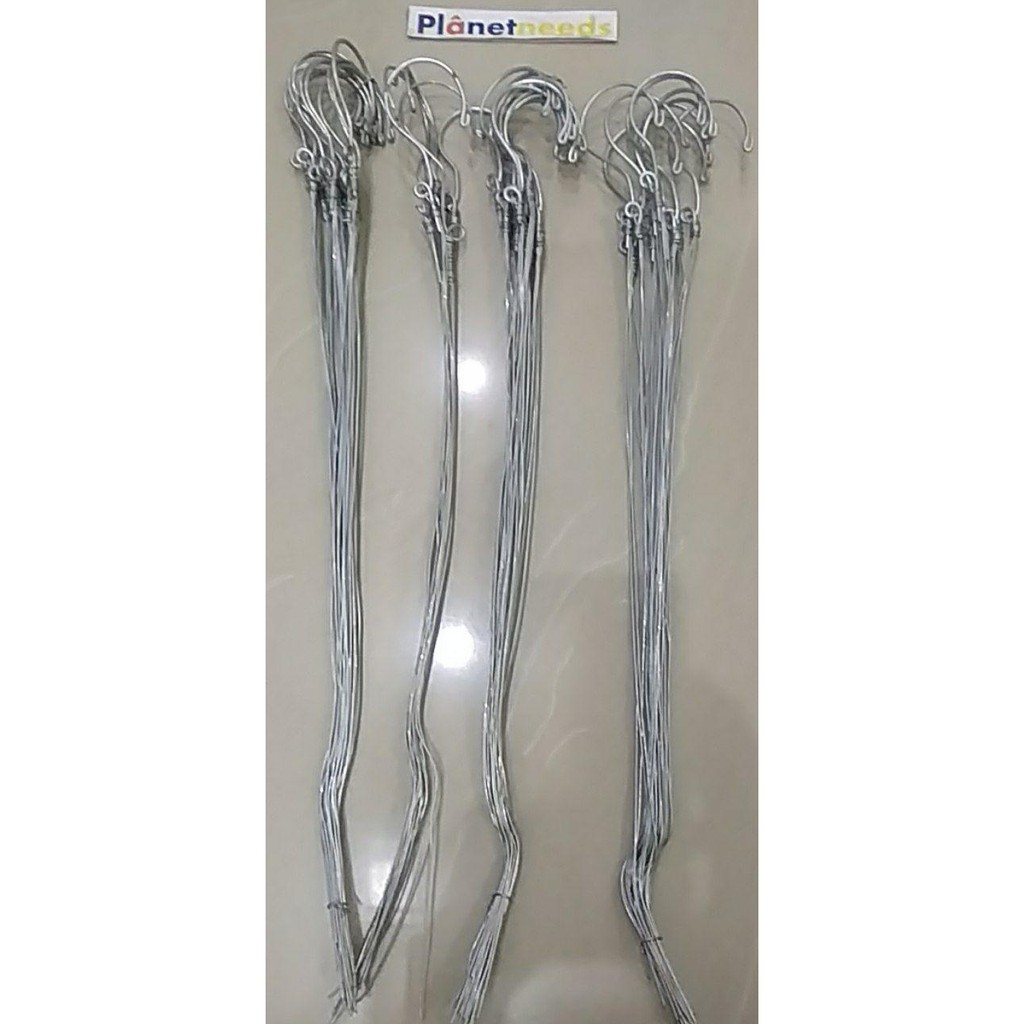 TALI KAWAT GANTUNGAN POT 40 CM KAKI 3 ALUMINIUM | KAWAT GANTUNG POT 40CM
