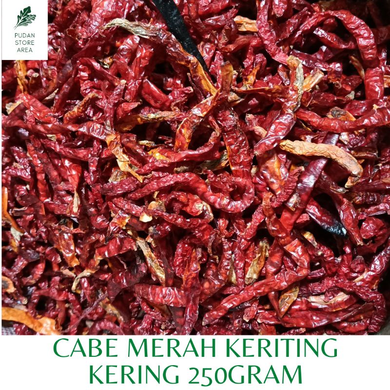 

CABE MERAH KERITING KERING 250GRAM