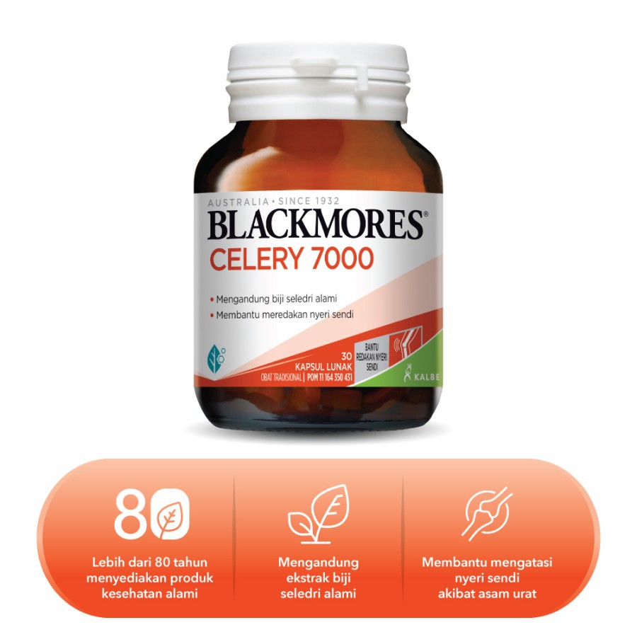 Blackmores Joint Comfort 30 Kapsul (Nyeri Sendi Rematik) BPOM Kalbe