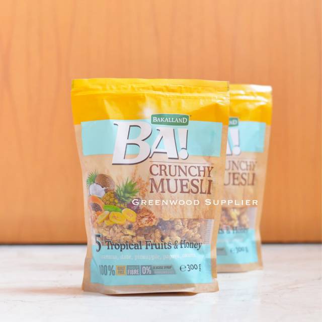 

Bakalland - Crunchy Muesli 5 Tropical Fruits & Honey