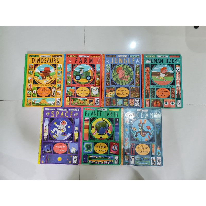 7 buku Life & Earth Wide Eyed Preloved