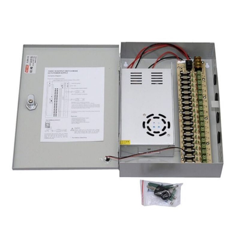 Power supply box 12v30A Psu box 12v30a central power cctv