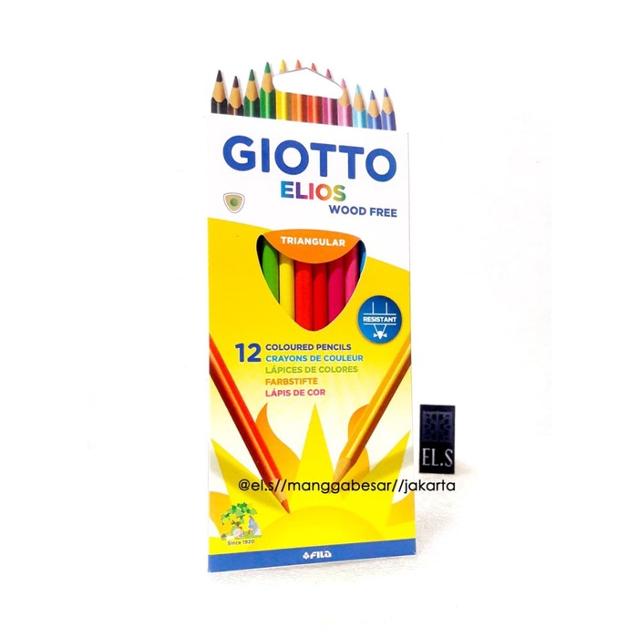 

Hemat Giotto Elios Pensil Warna 12 Warna Berkualitas