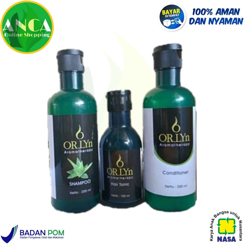 PAKET PENGHILANG UBAN - ORLYN - Shampoo, Hair Tonic & Conditioner