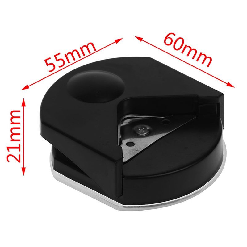 【Theredsunrisesiwy.id】4R Premium Corner Rounder Punch 4mm Black Paper Card Photo Cutter Tool Craft