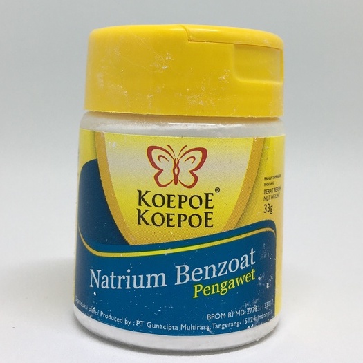 

Koepoe Natrium Benzoate (Pengawet) 33g