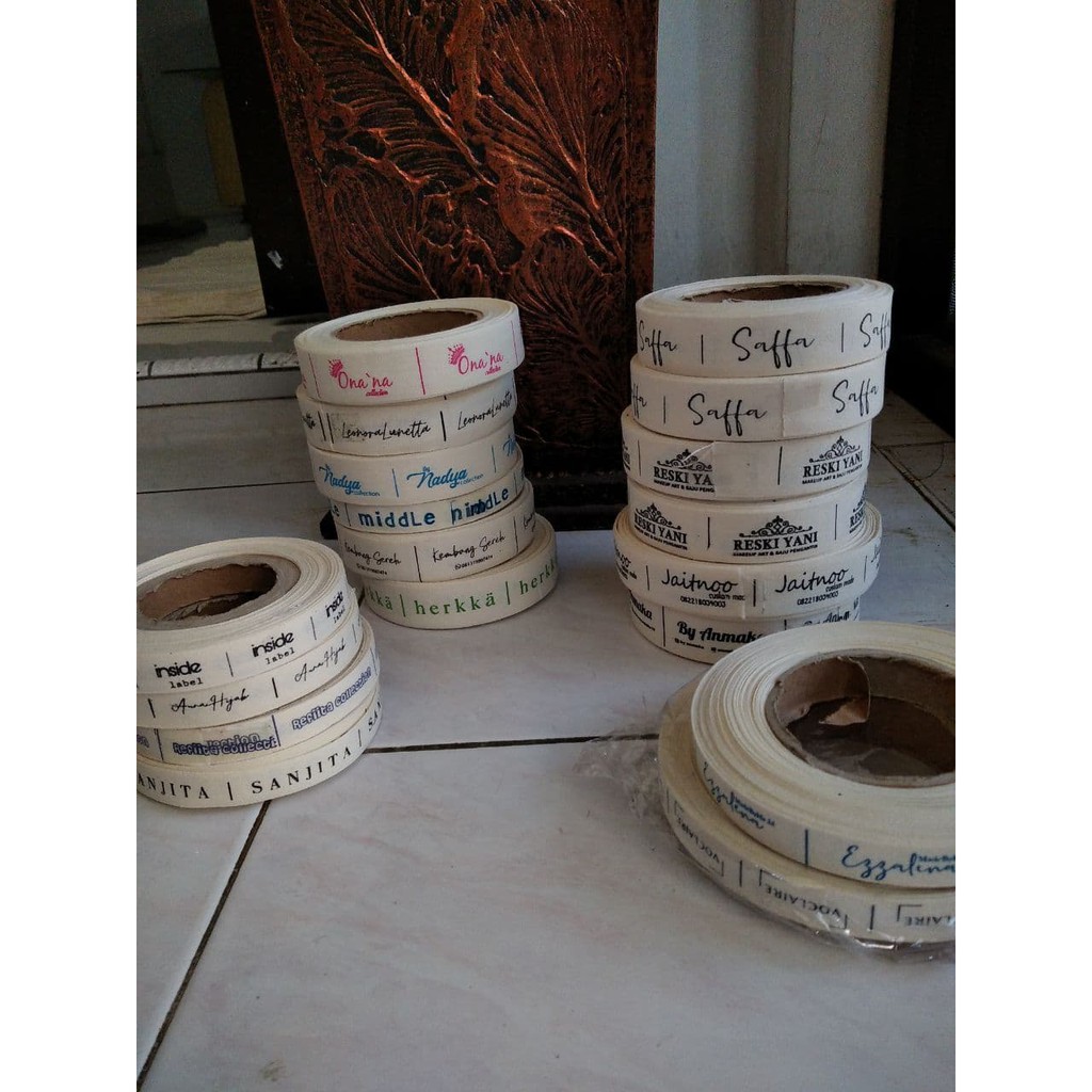 

LABEL HIJAB KATUN MURAH (SABLON)