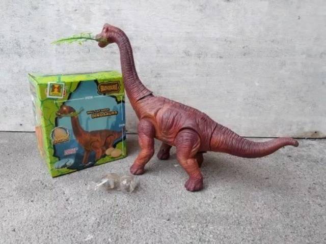 Mainan Dinosaurus Bisa Jalan, Suara, Lampu, Bertelur - Anak Edukatif