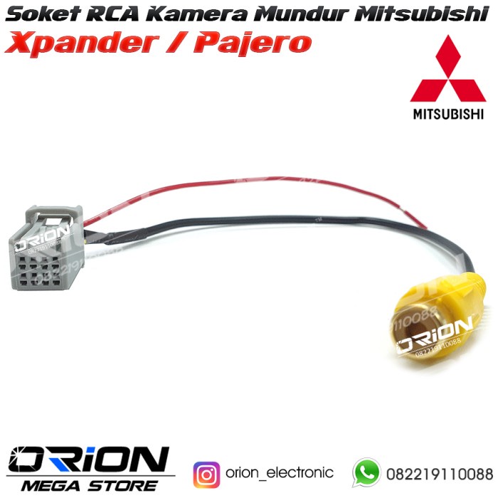 SOKET KAMERA MUNDUR XPANDER RCA MUNDUR SOKET KAMERA MITSUBISHI PAJERO