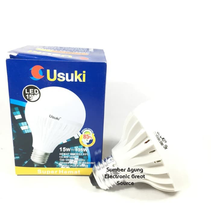 Lampu LED Usuki 15W Berkulitas Hemat Energi Terang 15 Watt