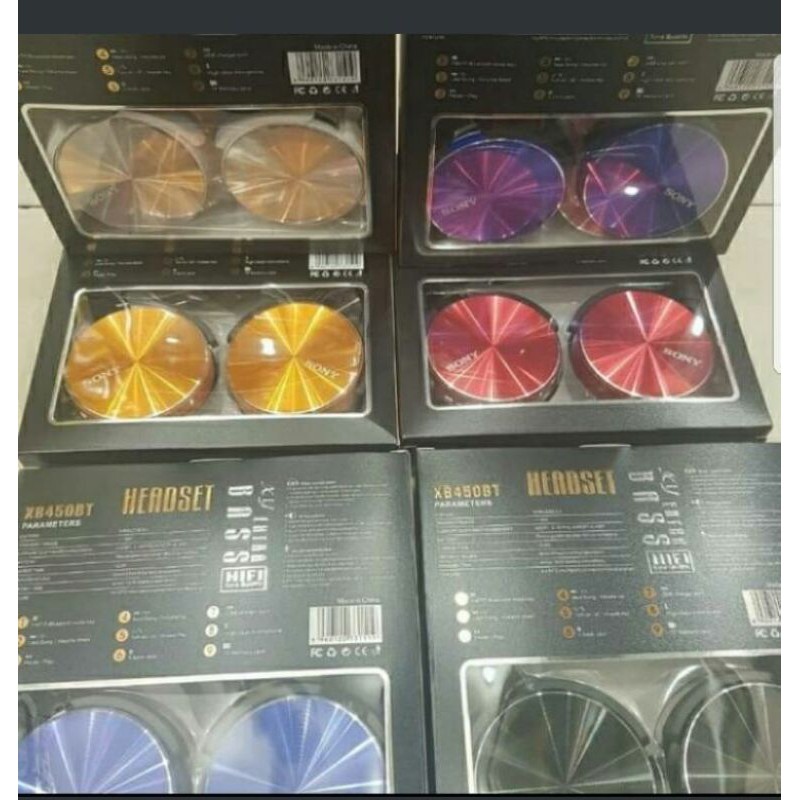 HEADSET BLUETOOTH WIRELESS SONY MDR XB450